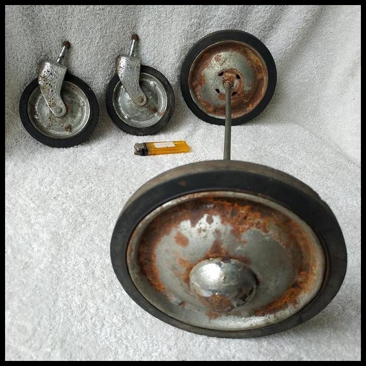 TERMURAH PAJANGAN RODA KUNO EX KERETA BAYI 