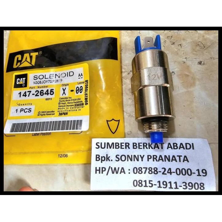 BEST DEAL SOLENOID 12VDC 147-2645 X4190 1472645 147 2645 FOR CAT CA1472645 CA 1472645 