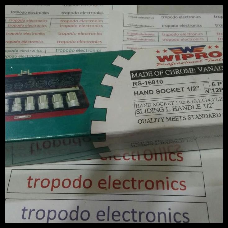 GRATIS ONGKIR KUNCI SOCK / SOCKET / SHOCK SET MERK WIPRO RS 16810 