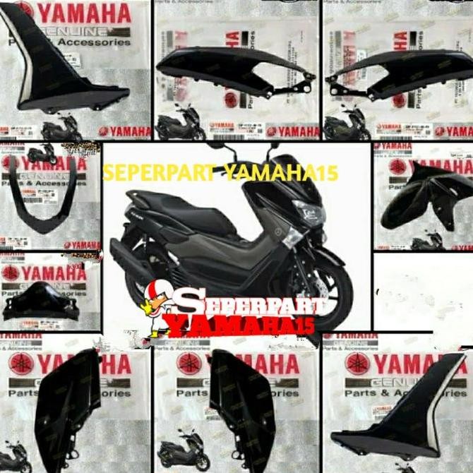 COVER BODY BODY HALUS NMAX OLD HITAM GLOSSY VARIAN ORIGINAL YGP