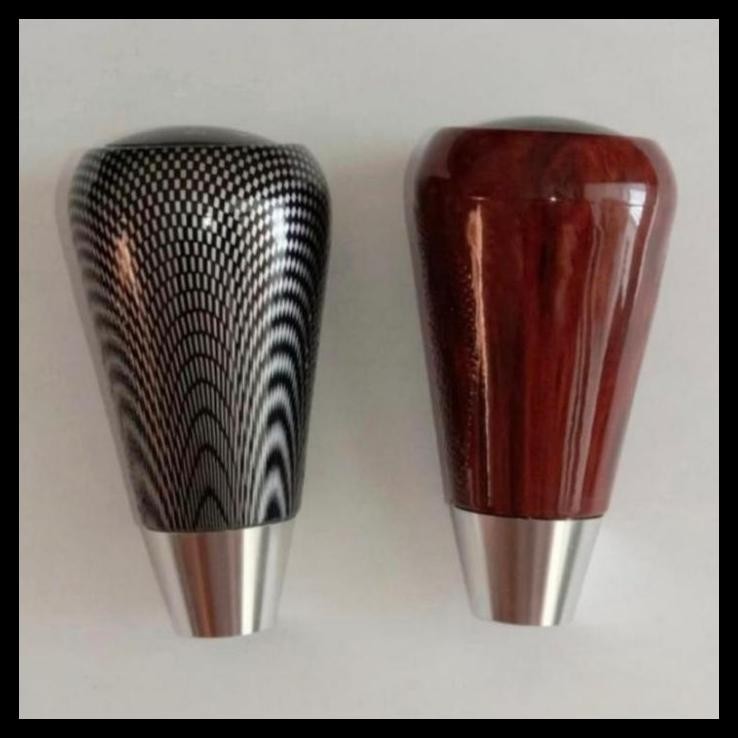 HOT DEAL GEAR KNOB MANUAL MOBIL PANTHER ISUZU HANDLE PERSNELING CARBON WOOD 