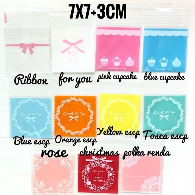 

{{{{}}] Plastik Snack Opp 7x7cm/ plastik snack kitty/cookies plastic/plastik