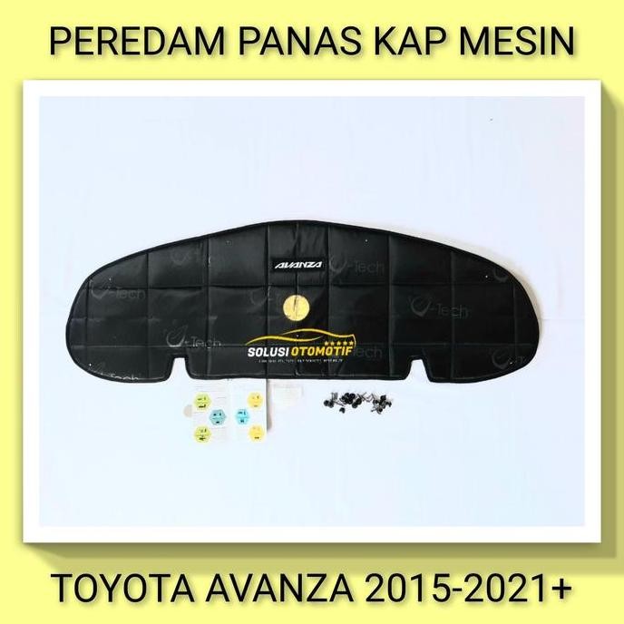 Peredam Kap Mesin Toyota Avanza Veloz 2015-2020 + Klip | Isolator Suara VTECH
