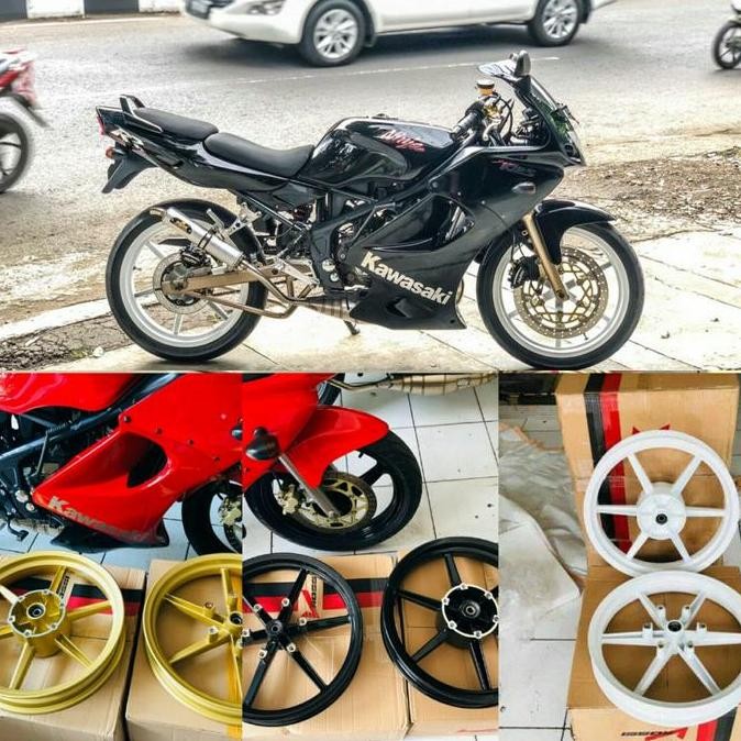 velg vrossi v rossi ninja r rr ring 17 lebar 250 300 tinggal pasang go