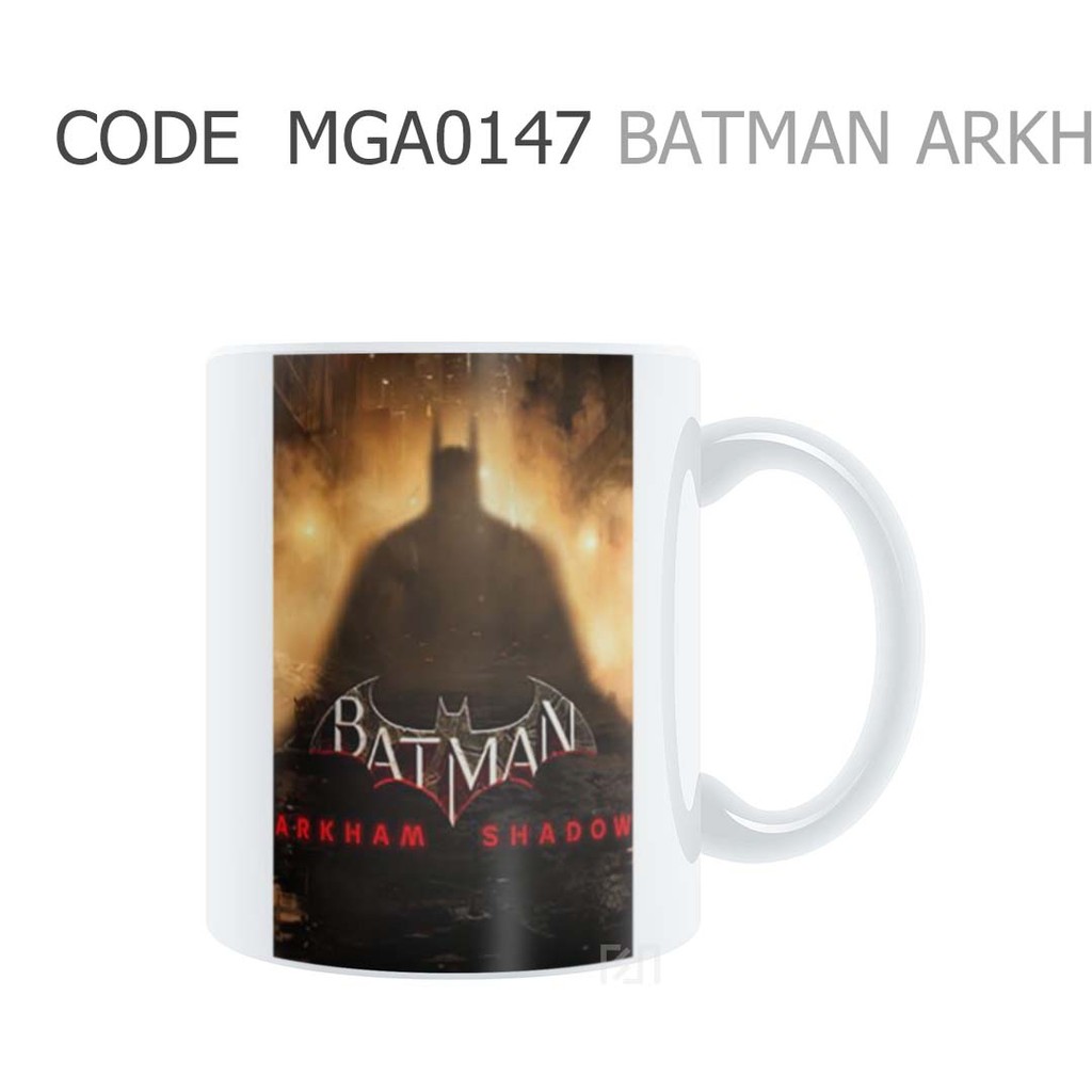 MUGLICIOUS MGA0147 BATMAN ARKHAM SHADOW Gaming Artwork Gelas Mug