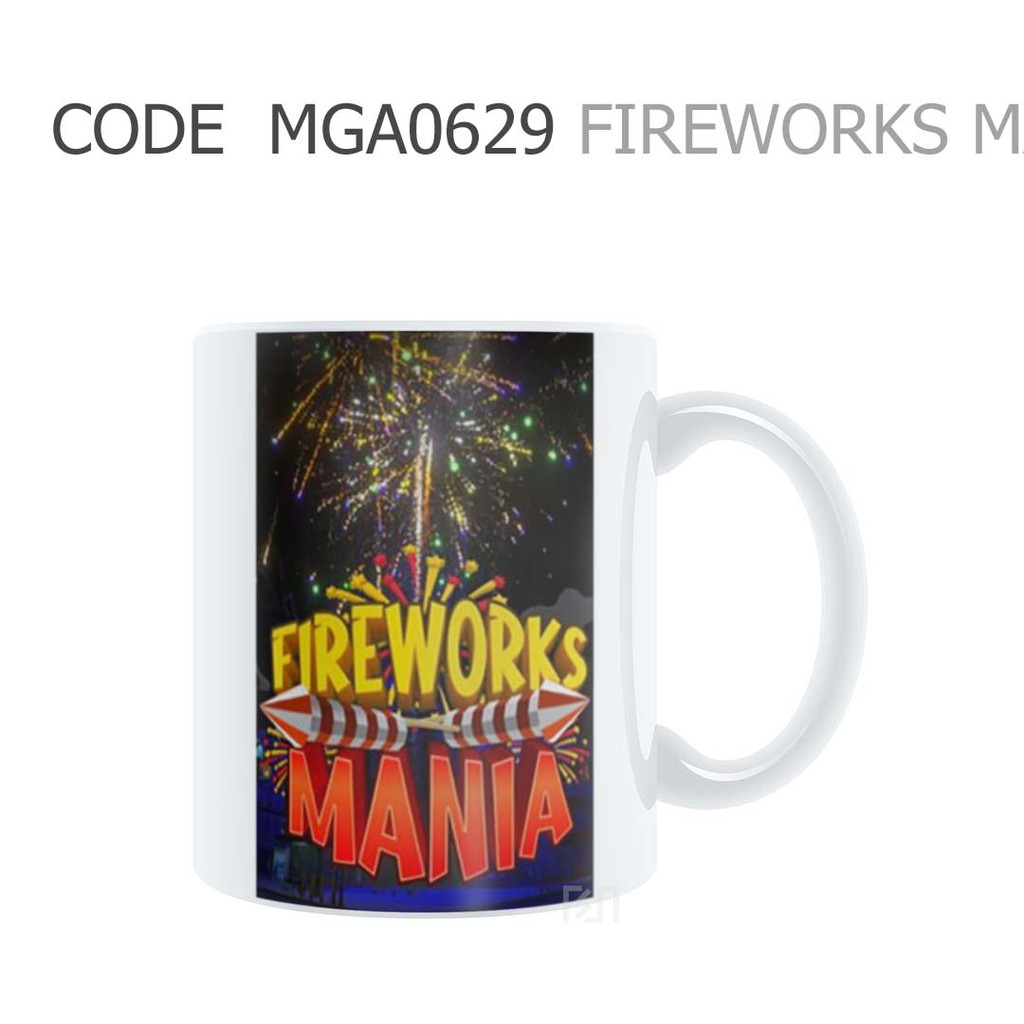 MUGLICIOUS MGA0629 FIREWORKS MANIA Gaming Artwork Gelas Mug