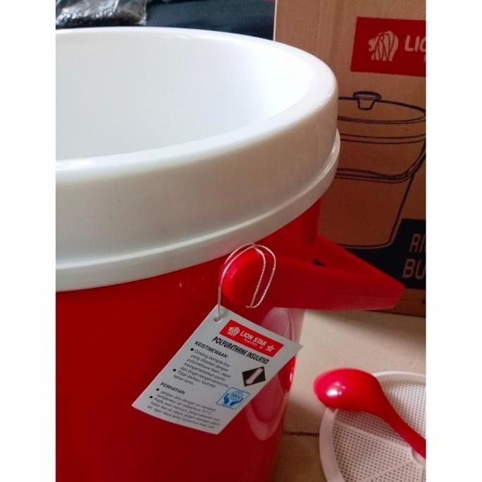 Termos Nasi Rice-Ice 20 Liter Bucket - Lion Star Rice-Ice Bucket Lion [terbaik]