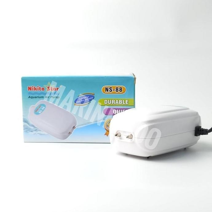 RESUN LP-40 POMPA UDARA AERATOR BLOWER KOLAM IKAN AIR PUMP AQUARIUM