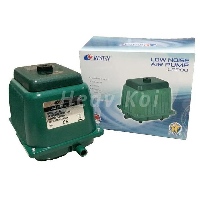 RESUN LP-200 AIR PUMP BLOWER POMPA UDARA KOLAM IKAN AERATOR AQUARIUM