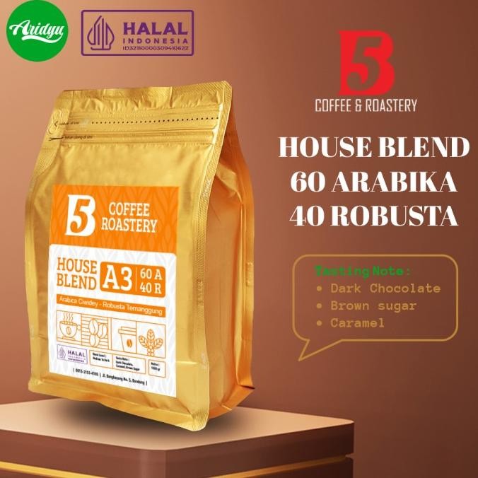 

Open DS] House Blend 60% Arabika 40% Robusta - Medium To Dark Roast - 250 gr