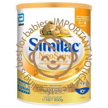 

Abbott Similac Neosure Infant Formula - Stage 1 (850g) Singapore