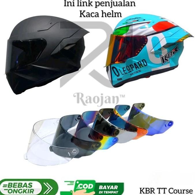 Kaca Helm Kbr Tt Course Visor Helm Kbr Ttc Forsale