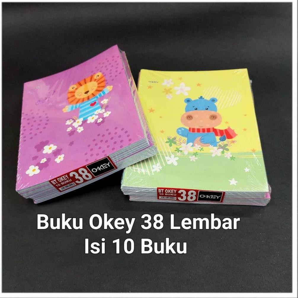 

BUKU TULIS OKEY 38 LEMBAR PAPPER STATIONARY "kirim motif sesuai stock barang ya kak" "DISARANKAN PAKAI BUBBLE WRAP APABILA PESAN INGIN AMAN >> KLICK TAMBAH PRODUK BUBBLE WRAP