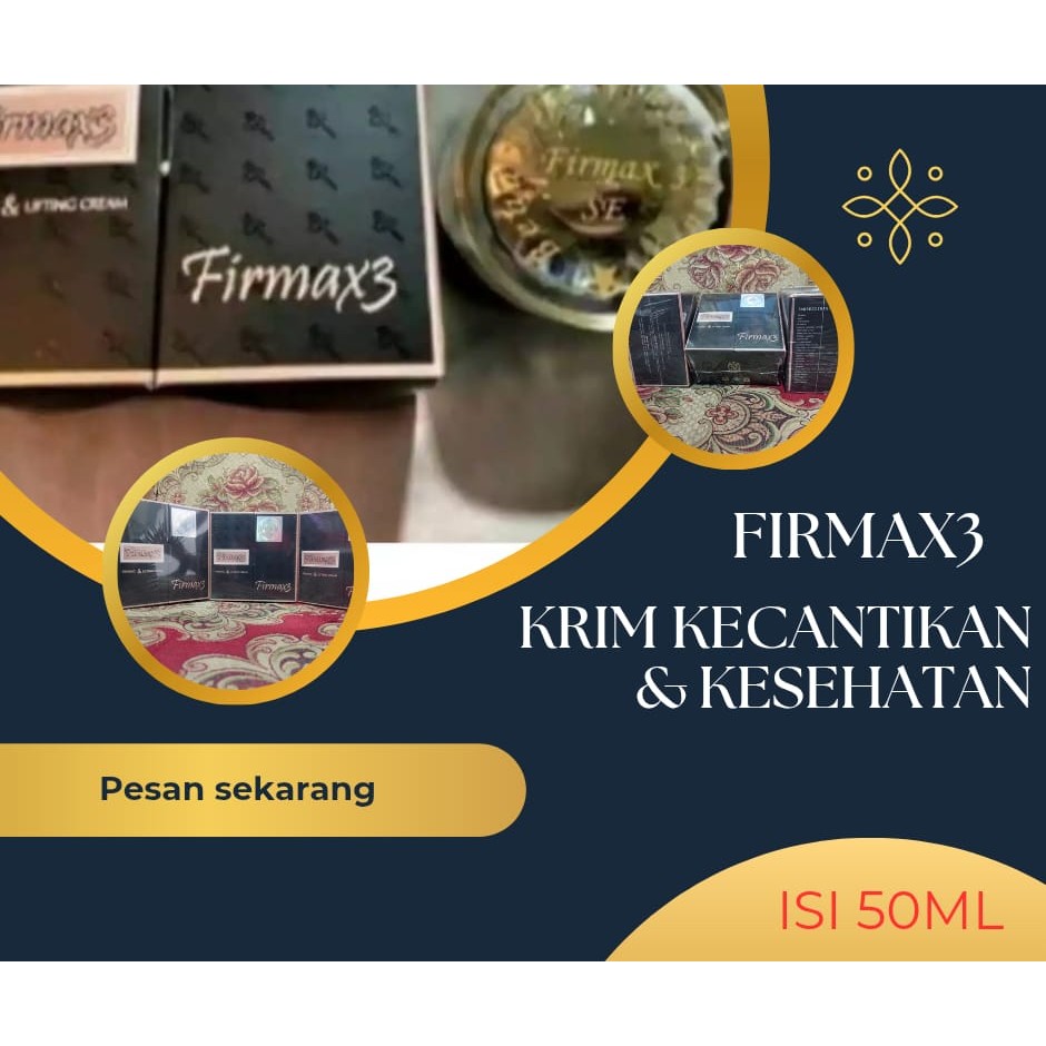 Cream Firmax3 Cream Ajaib Firmax 3 Original | Cream Herbal Firmax3