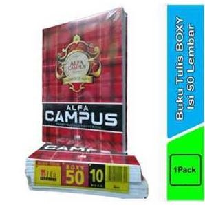 

1 Pack - Buku BESAR ALFA CAMPUS 50Lembar - Ukuran B5 (isi 10 Buku)