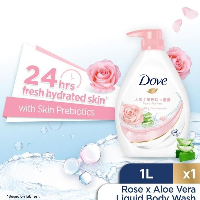 

Dove Go Fresh Body Wash - Rose x Aloe Vera 1L