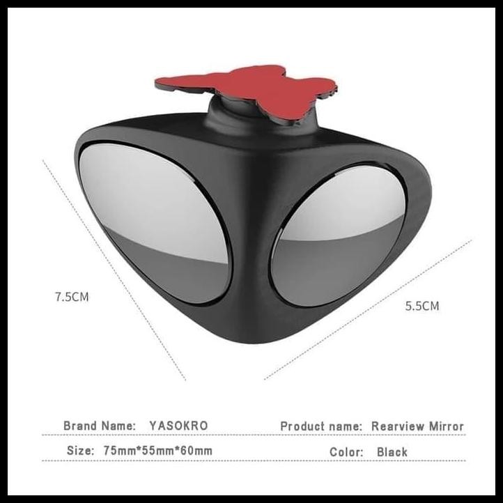 HOT DEAL KACA SPION MINI 2 IN 1 BLIND SPOT MOBIL KUDA