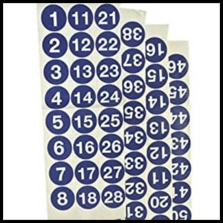 

TERMURAH STICKER KECIL DIAMETER 1 CM ANGKA HURUF !!!!!!