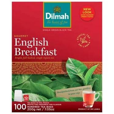 

Dilmah Pure Ceylon Tea Bags - English Breakfast (100s x 2g)