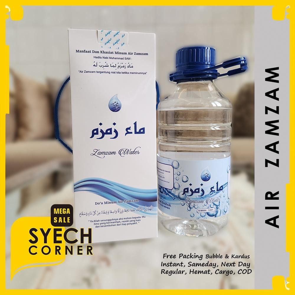 

FM Air Zamzam 1 Liter Zam Zam Asli Kemasan Premium Hadiah Gift