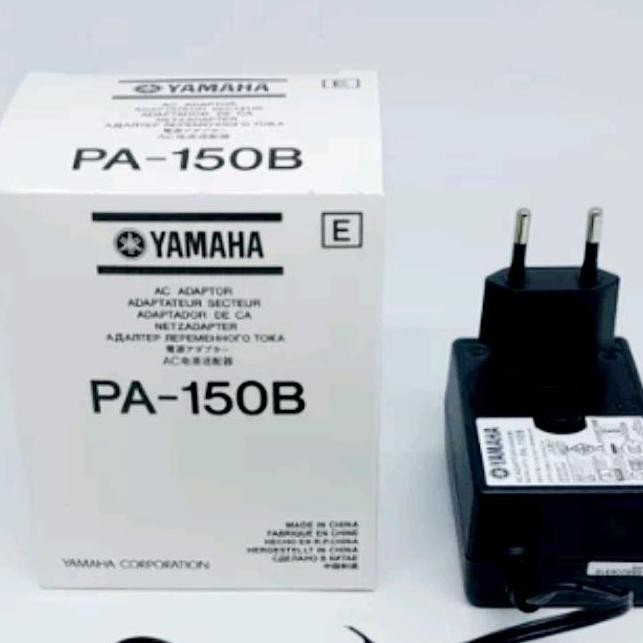 baru Adaptor Keyboard Yamaha Original PA-150B Manual with Box 12V 1.5A
