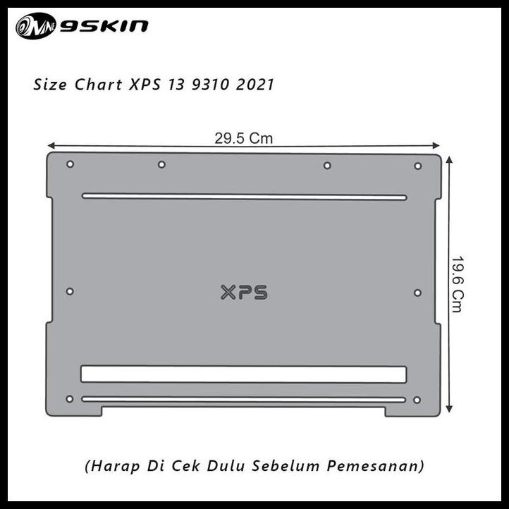 DISKON GARSKIN DELL XPS 13 9310 2021 3M WHITE CARBON BOTTOM 