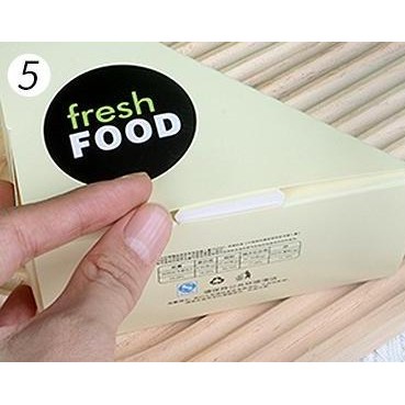 10PCS PAPER SANDWICH BOX 12CM / BOX PACKING SANDWICH / KEMASAN SANDWICH SEGITIGA FOODGRADE
