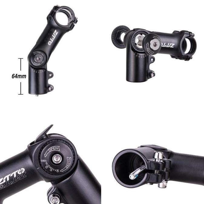 ZTTO Bicycle Stem Fork Riser Extender Adjustable 31.8 - Stem Sepeda
