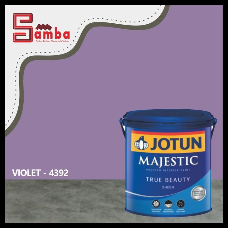 TERMURAH JOTUN MAJESTIC 4392 VIOLET TRUE BEAUTY SHEEN 2,5 LTR 