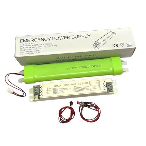 Battery Baterai Batere Nicad Nicat Emergency Power Supply Kit Pack Led + Driver Trafo 220V  240V 480