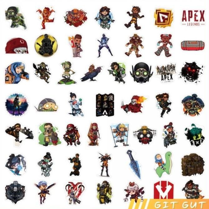 

baru Sticker Pack Stiker Vinyl 100 pcs APEX Legends