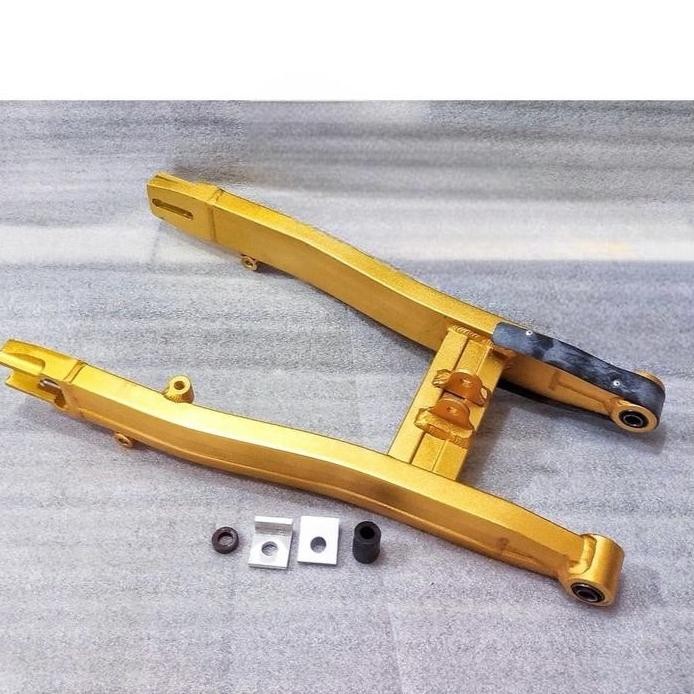 new Swing Arm Jupiter MX New V Rossi Arm Variasi Untuk Jupiter MX New 135 Dobel Dish Pnp