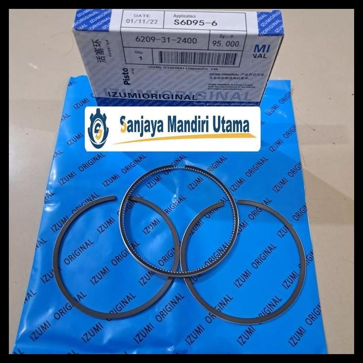TERBARU RING PISTON 6D95L PC200-6 6209-31-2400 