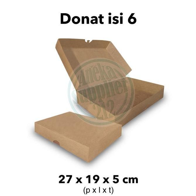 

BOX DONAT - DUS KUE - KOTAK DONUT - KOTAK KUE - POLOS TEBAL