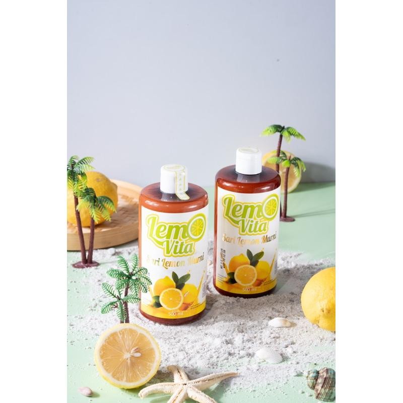 

FM LEMOVITA Paket Hemat 250ml+100gr ChiaSeed BPOM Lemovita Sari Lemon Murni