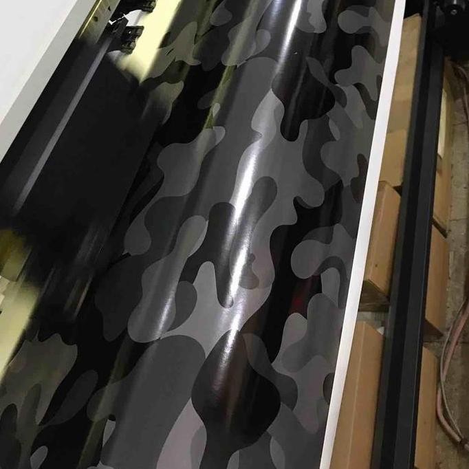 

Sticker Wrapping Army Camauflage Hitam Loreng Kamuflase