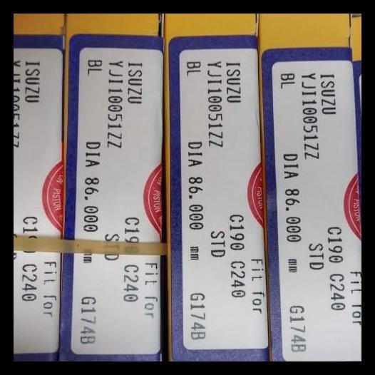 GRATIS ONGKIR PISTON /RING SEHER ISUZU C190 4 RING YJI 10051ZZ "NPR" JAPAN 