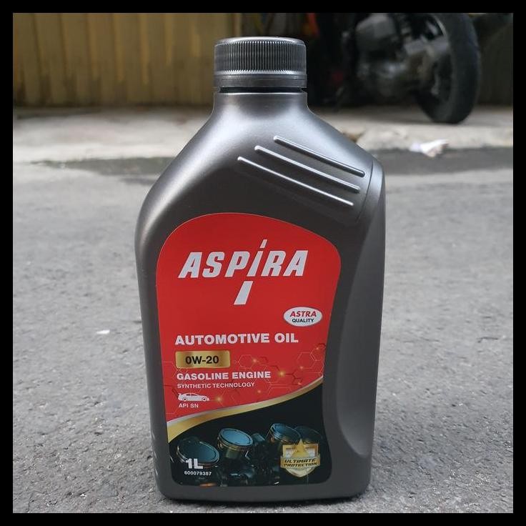 BEST DEAL OLI OIL ASPIRA ASTRA 0W 20 0W20 0W-20 DIPRODUKSI SHELL OLI MESIN MOBIL 1 LITER 