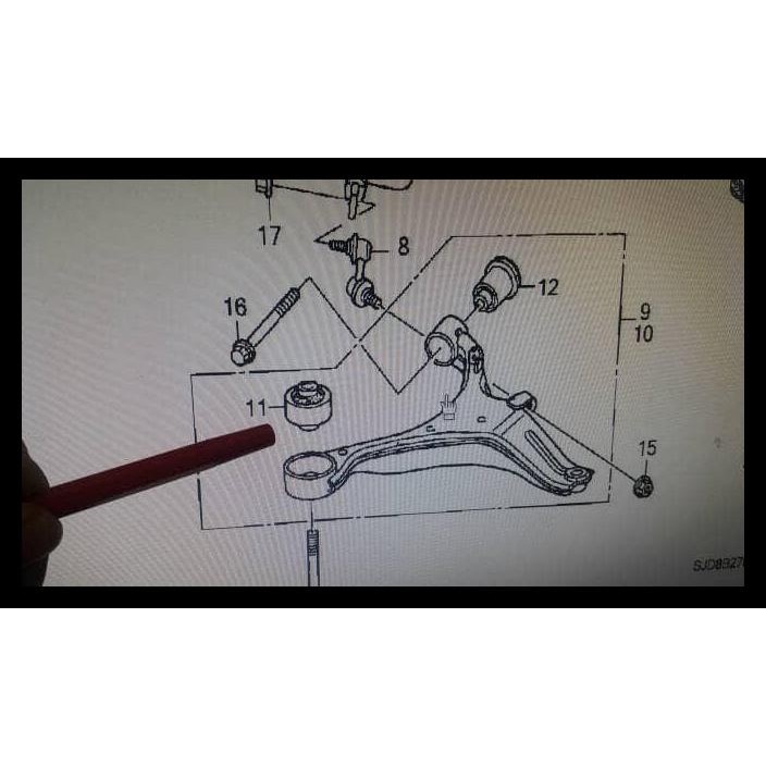 DISKON BUSHING ARM DEPAN BESAR GEDE CIVIC CRV STREAM 