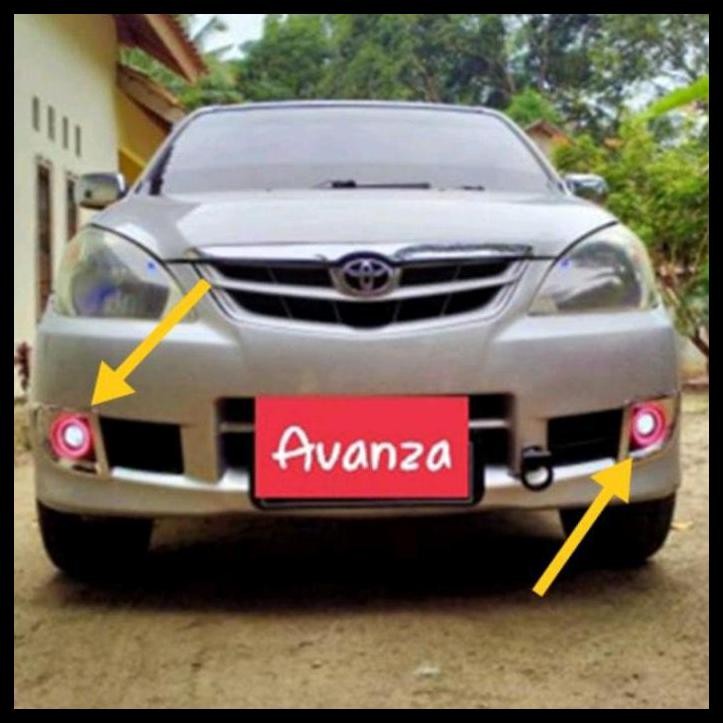 DISKON LAMPU LED FOGLAMP MOBIL VIOS ANGEL EYES 89MM 
