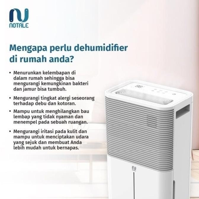 Notale Milzu Smart Dehumidifier 20L/hari with Wifi Better Deerma DT16C