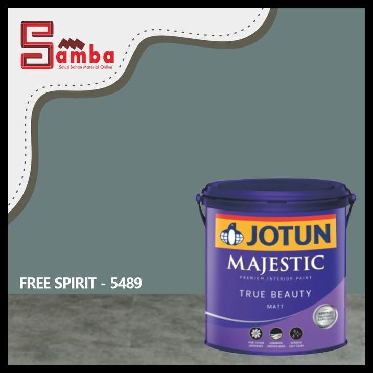 BEST DEAL JOTUN MAJESTIC 5489 FREE SPIRIT TRUE BEAUTY MATT 2,5 LTR 