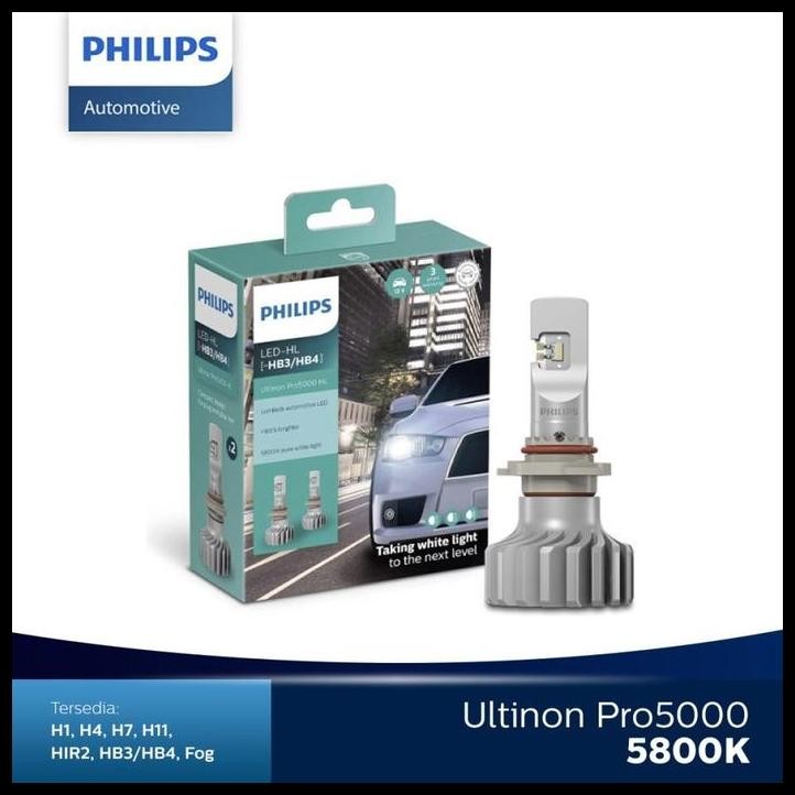 HOT DEAL BOHLAM LED NISSAN JUKE '11-12 PHILIPS ULTINON PRO5000 HB3 HB4 12V 16W 