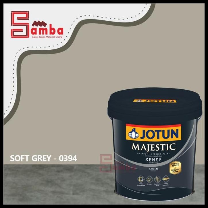 BEST DEAL JOTUN MAJESTIC SENSE 0394 SOFT GREY 2,5 LITER / CAT TEMBOK INTERIOR 