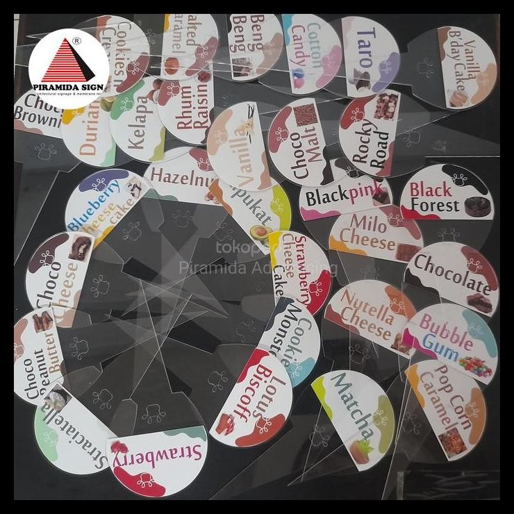 

HOT DEAL NAMA ICE CREAM ES KRIM TULISAN RASA TANCAP FLAVOUR TASTE !!!!