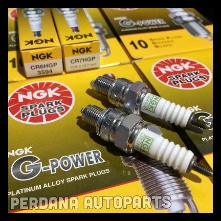 GRATIS ONGKIR BUSI MOTOR BEBEK NGK G-POWER CR6HGP / CR7HGP 