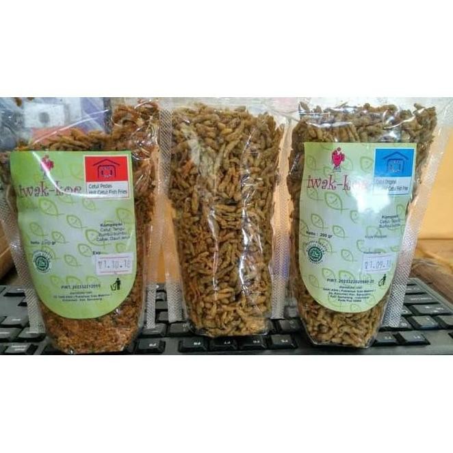 

IWAK KOE CETUL PEDAS CABE JERUK / KERIPIK CETUL IKAN ASIN GURIH ENAK