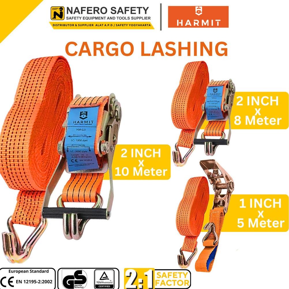 TALI RATCHET TIE DOWN KREK CARGO LASHING TRACKBELT TALI SOUND PENGIKAT BARANG 2 Ton