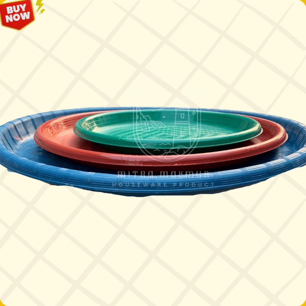 Great - Tampah Bulat Plastik Size S-M-Xl / Wadah Nasi Kebuli / Tampah Tumpeng Trending