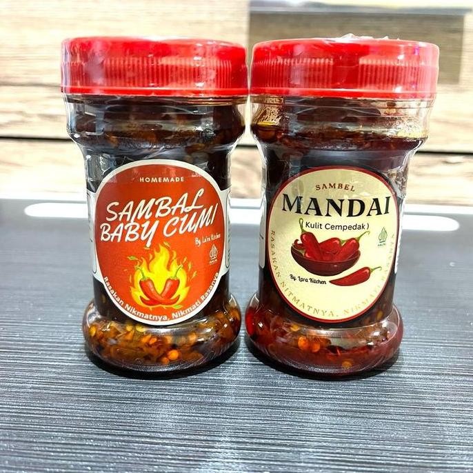 

Paket Bundling 2 SAMBEL - ( Ayam Suwir, Baby Cumi, CUMI sambel Ijo, Daging Mercon, Mandai, Ikan Asin Telang Tenggiri )